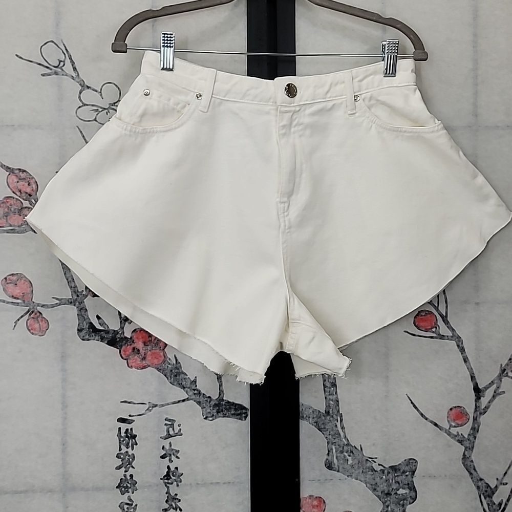 Pinko Denim Calma Butterfly Shorts Size 30